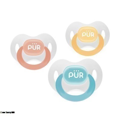 Pur Orthodontic Silicone Soother 3m+