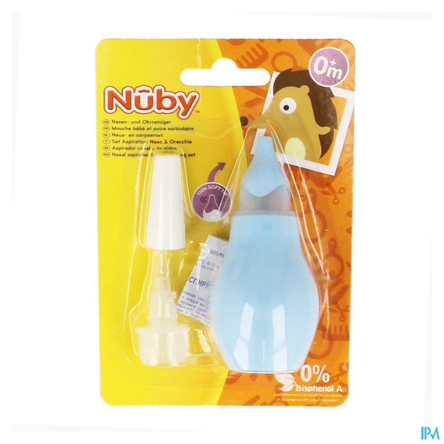 Nuby Nasal Aspirator & Ear Syringe Set.