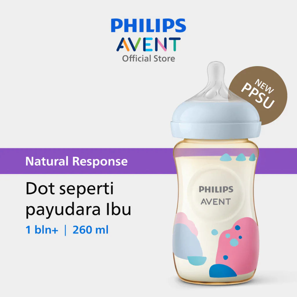 AVENT NATURAL PPSU BOTTLE 1m+ 9OZ – SCF582/10