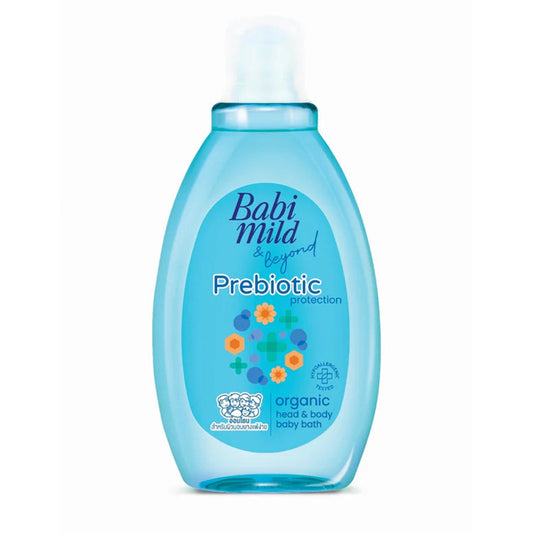 Babi Mild Prebiotec Head & Body Baby Bath -  200ml
