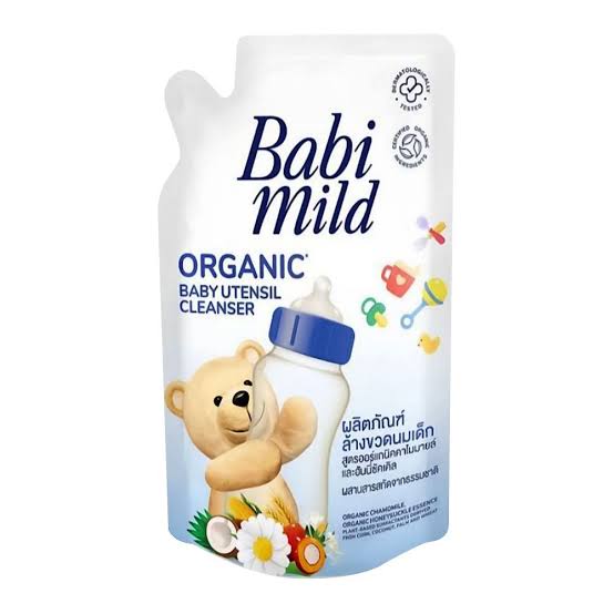 Babi Mild Organic Utensil (Feeder & Nipple) Cleanser 600ml