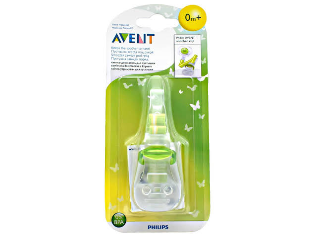 Phillips Avent Soother Clip 0m+