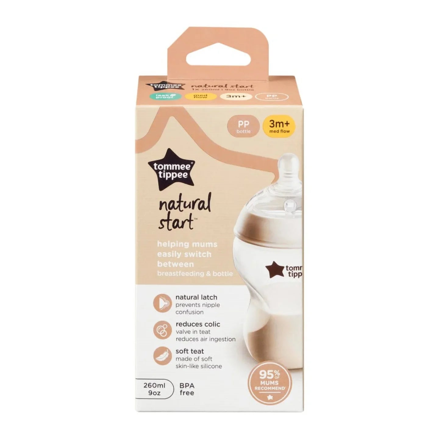 Tommee Tippee Natural Start Bottle 260ML - 423905