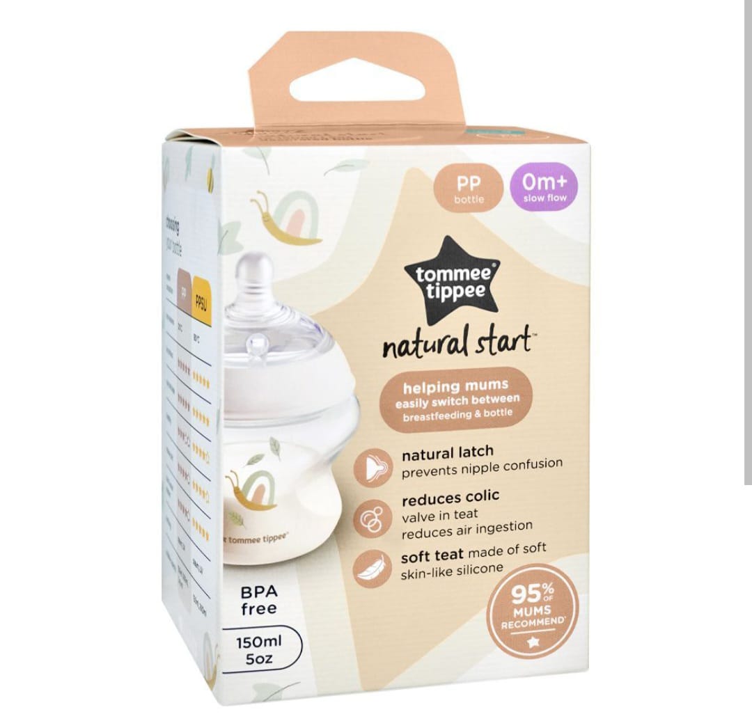 Tommee Tippee Decorated Feeding Bottle 150ML - 423914